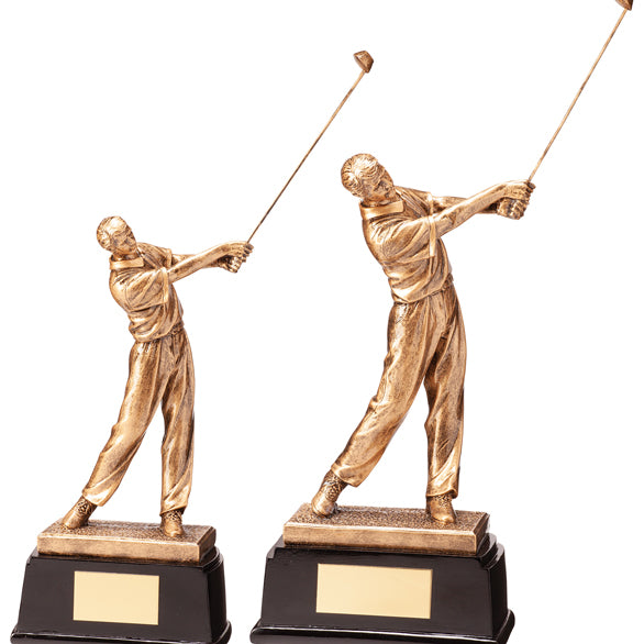 Personalised Engraved Royal Male Golf Figure Trophy Free Engraving