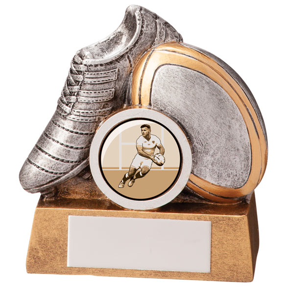 Personalised Engraved Empire Rugby Trophy Free Engraving